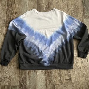 Free People Metti Tie Dye Crewnck Sweatshirt XS
